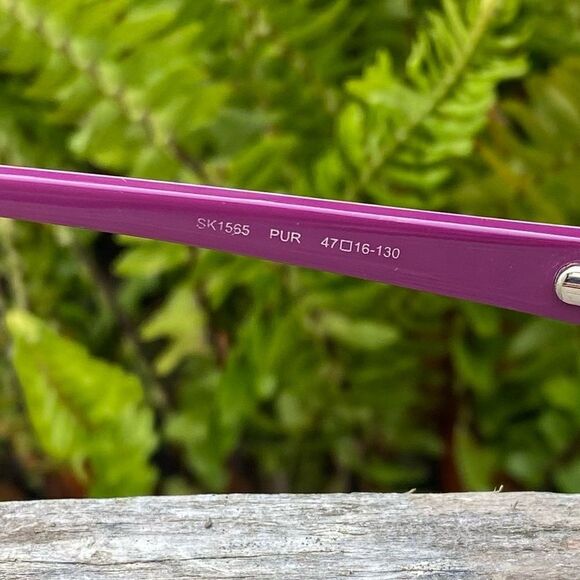 Skechers SK1565 Purple Girls Eyeglasses/Frames. EUC! Fashionable Cute - Picture 7 of 10
